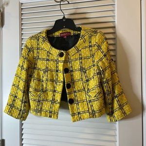 YELLOW MERONA JACKET CROPPED